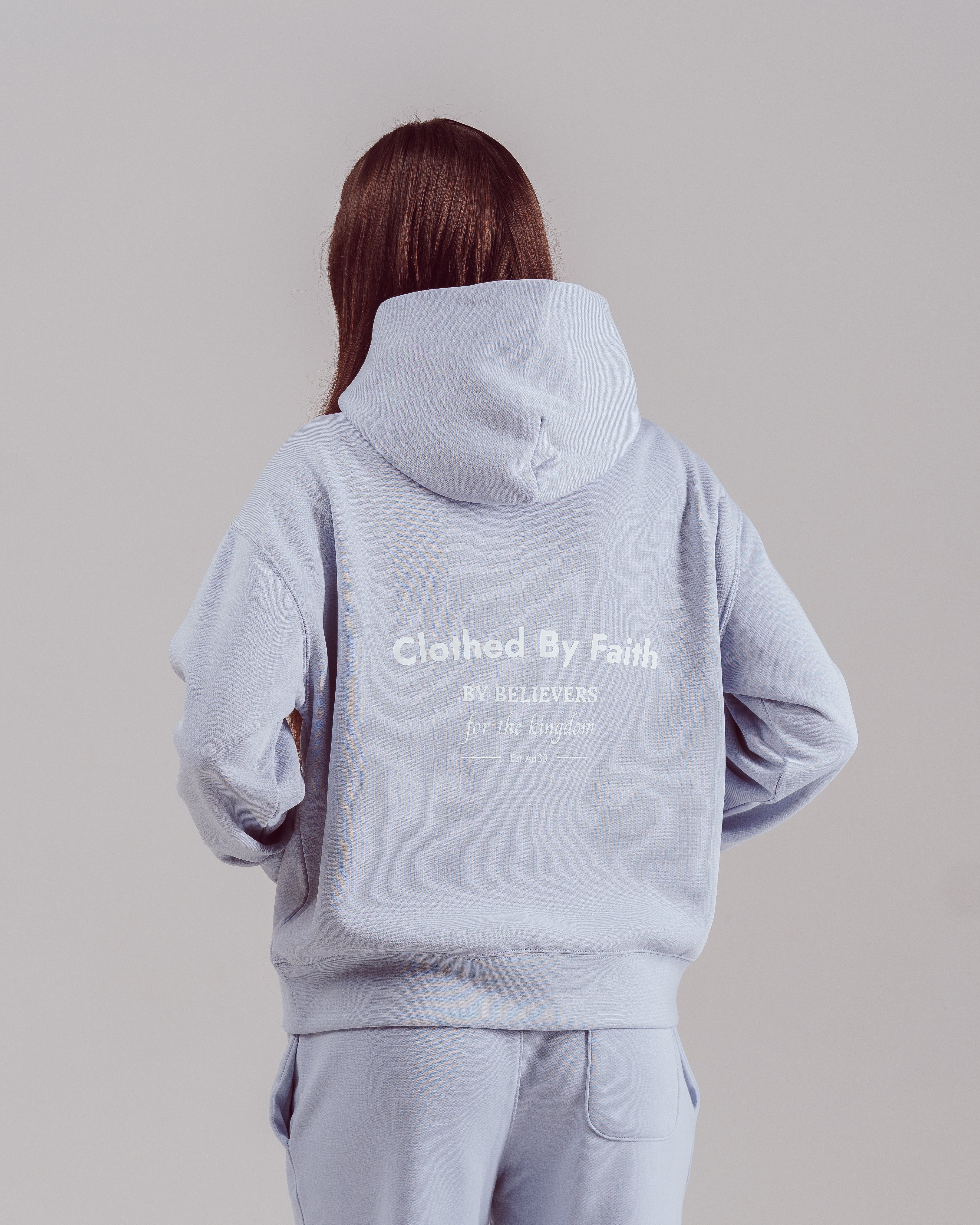 By Believers For The Kingdom Hoodie - Blue Lilac