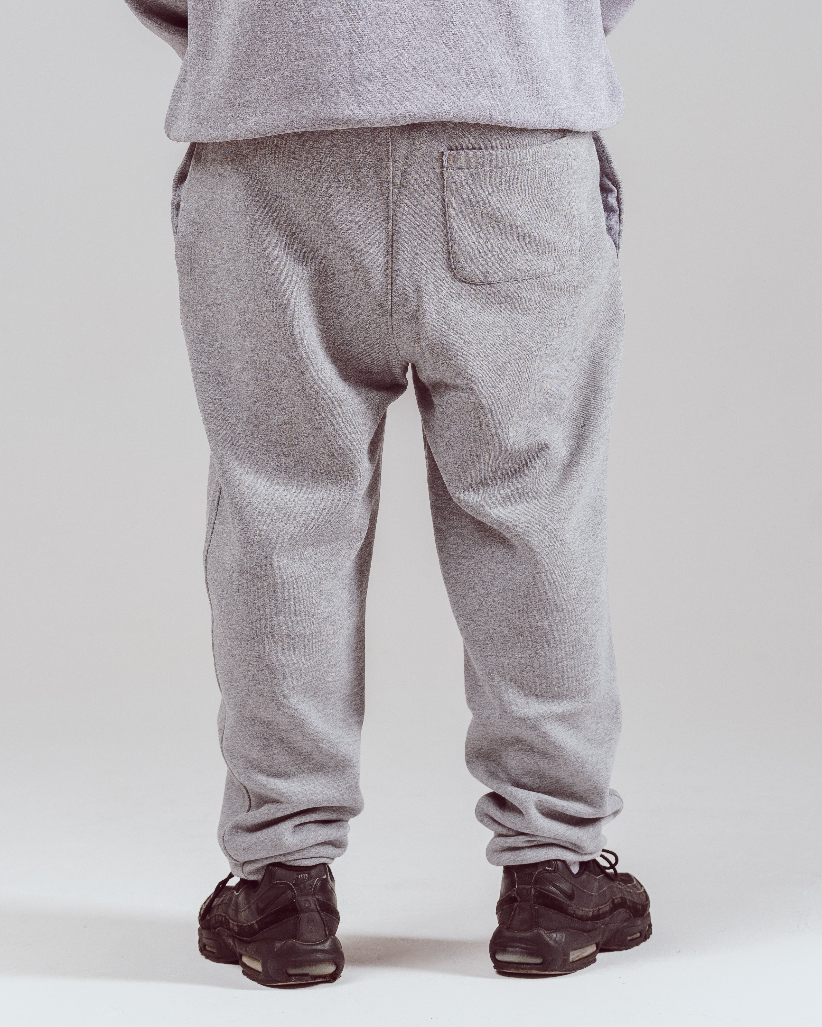 Clothed By Faith Joggers - Heather Grey