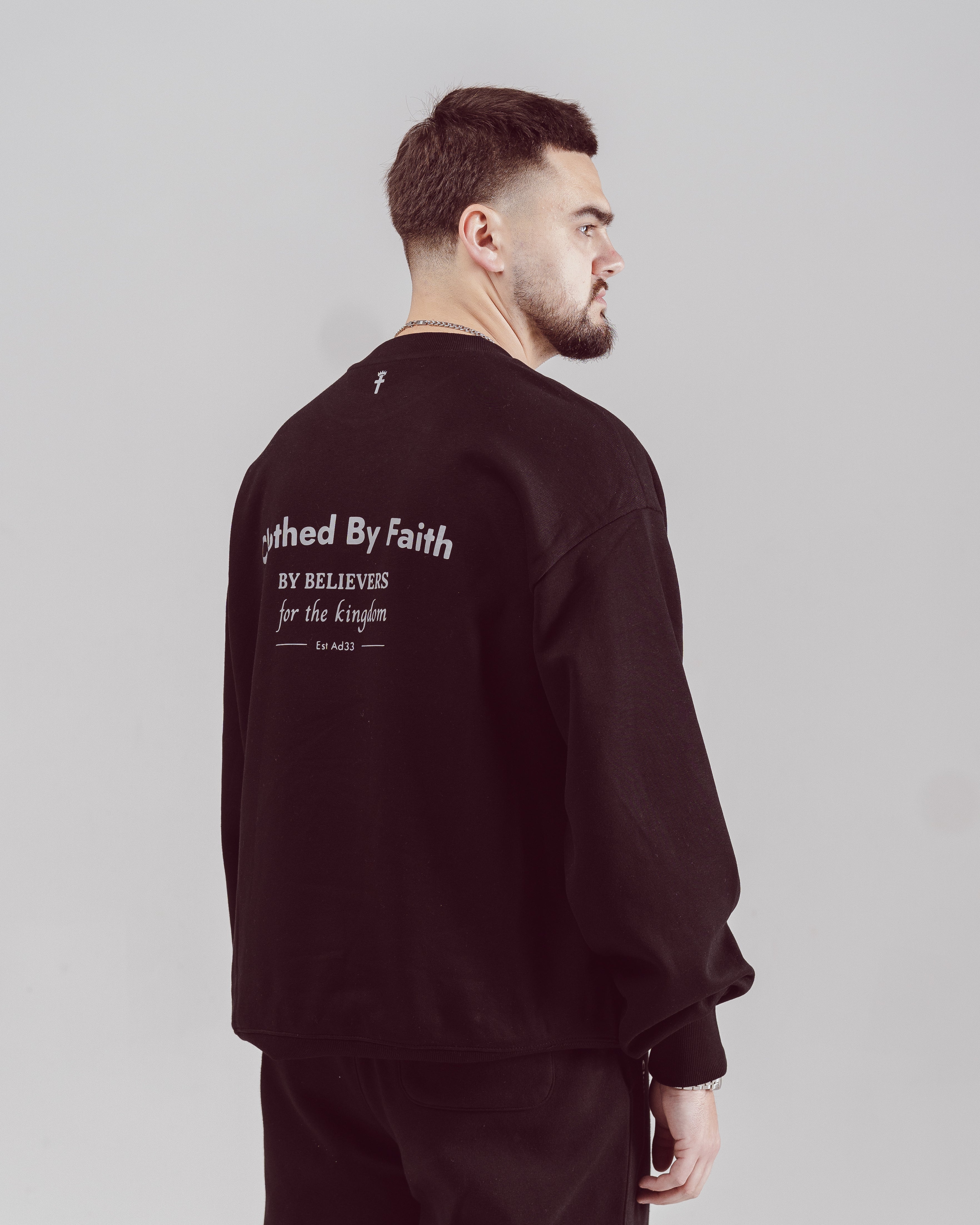 By Believers For The Kingdom Sweatshirt - Black