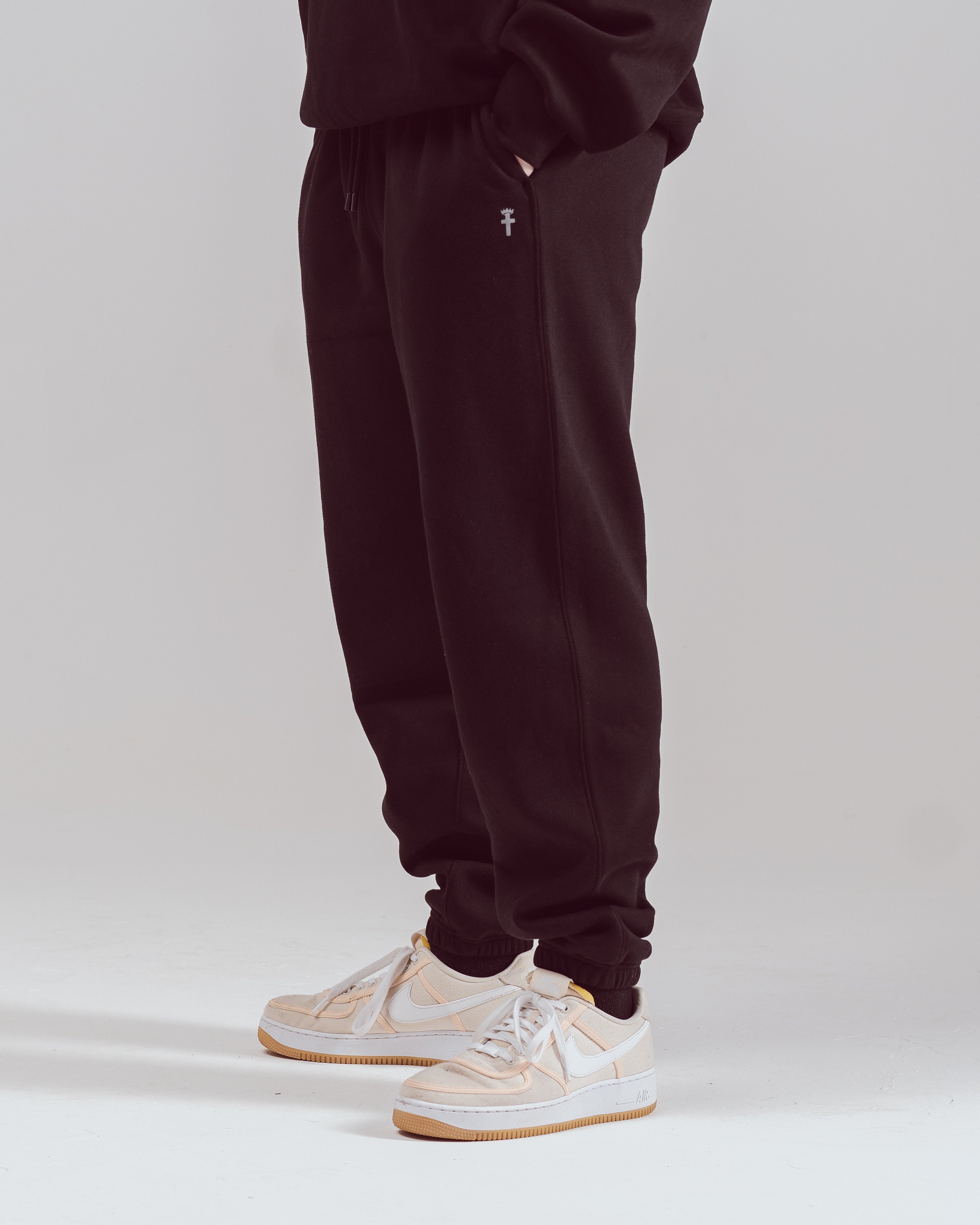 Clothed By Faith Joggers - Black