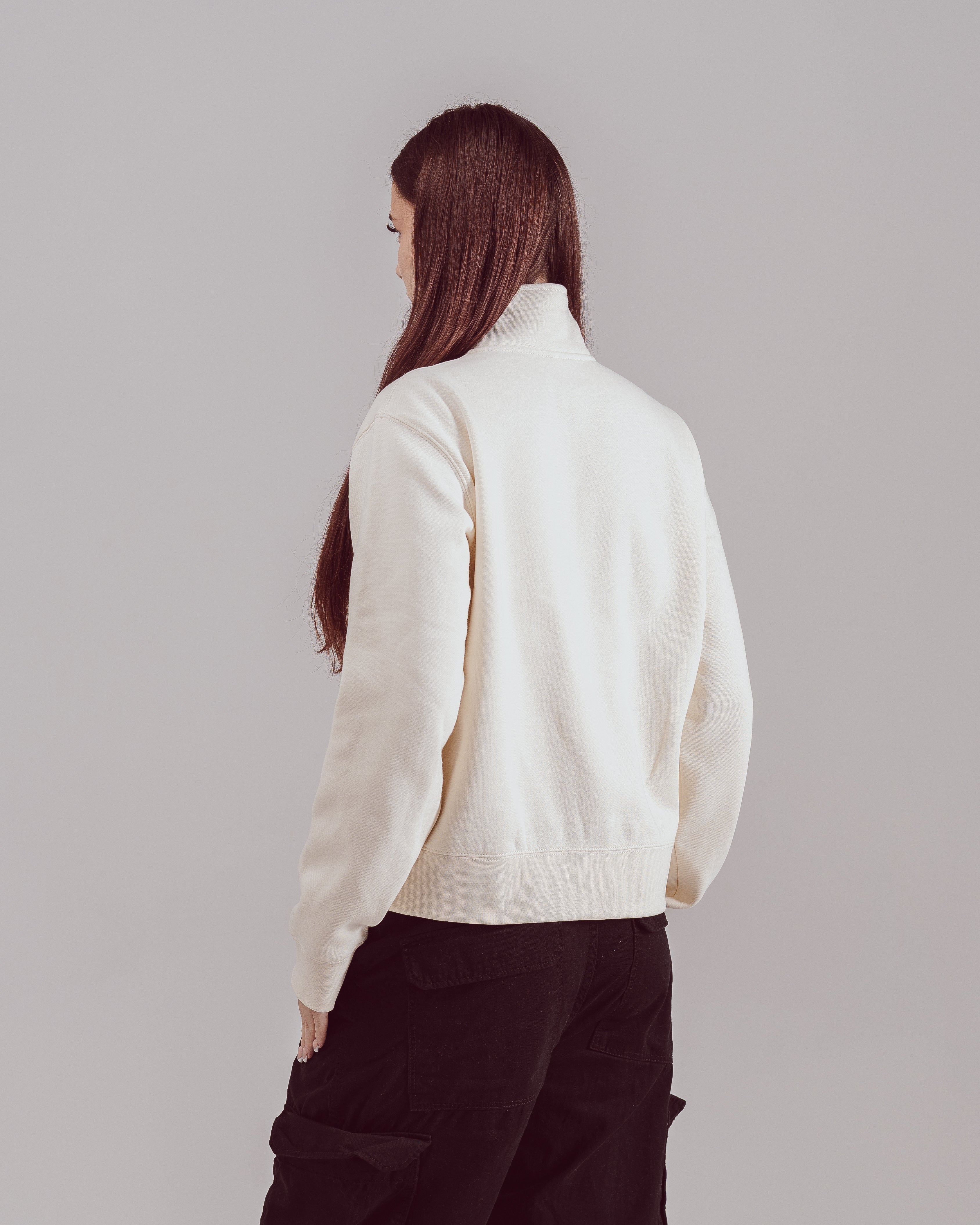 Clothed By Faith Quarter Zip - Oat