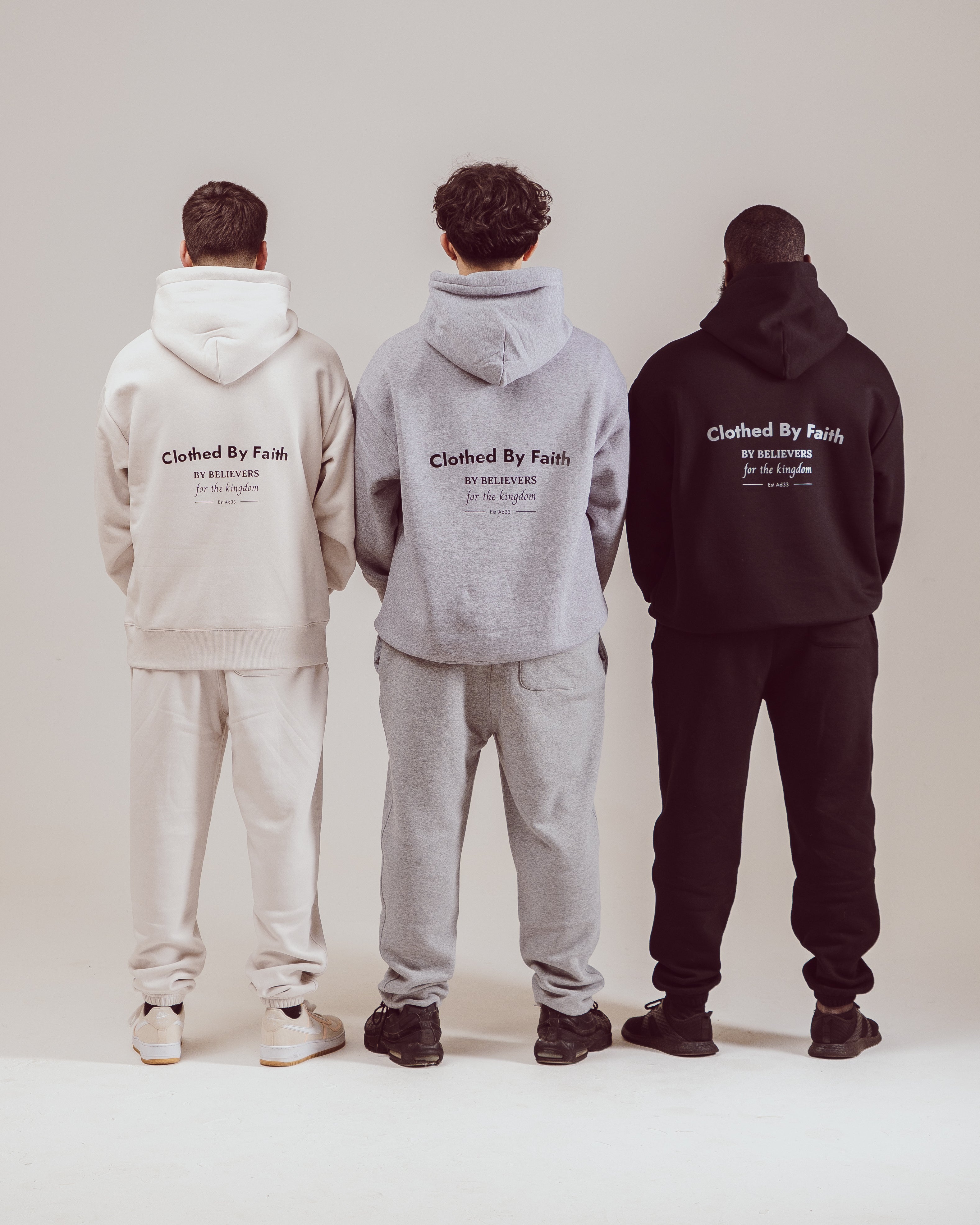 Clothed By Faith Joggers - Black