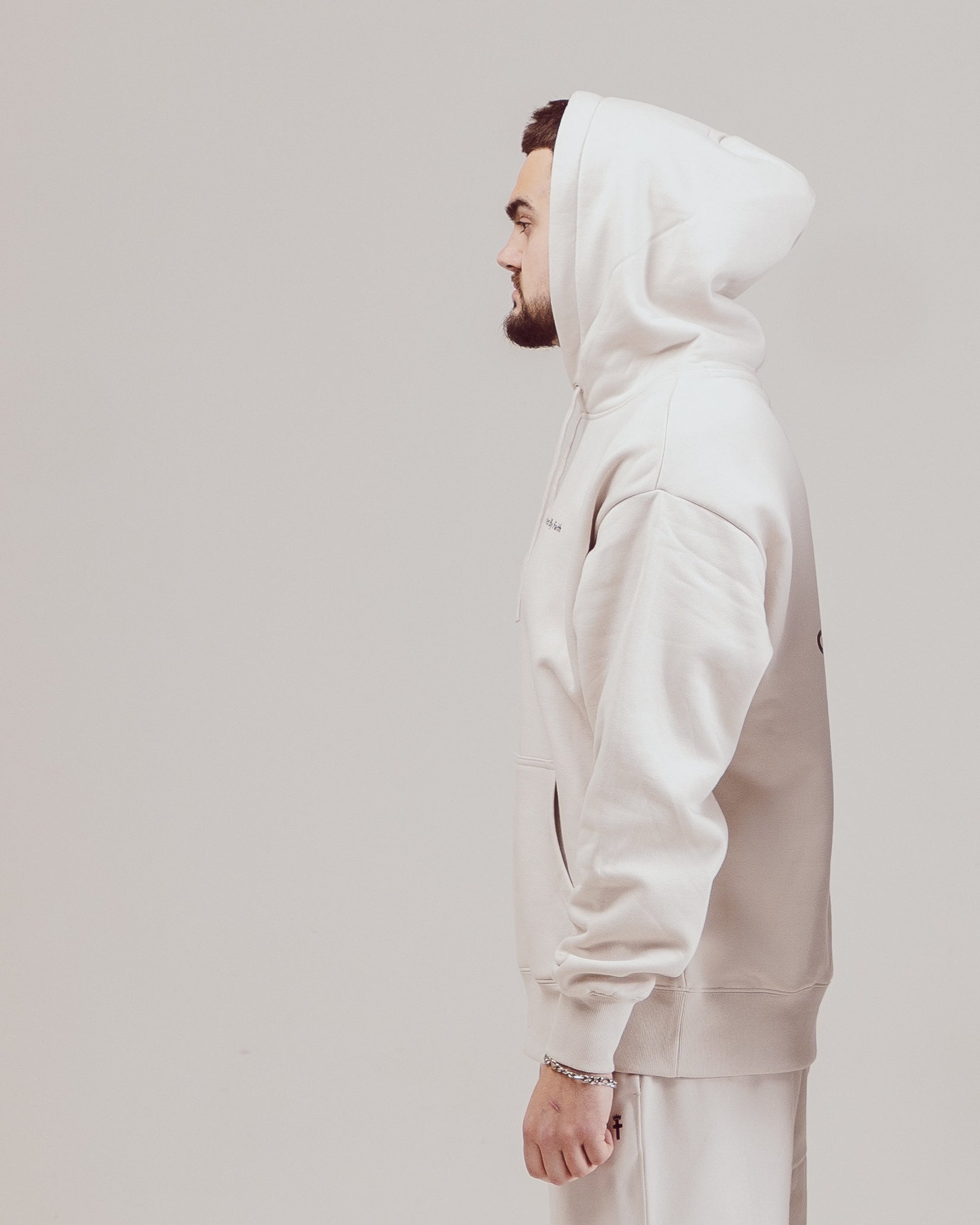 By Believers For The Kingdom Hoodie - Bone