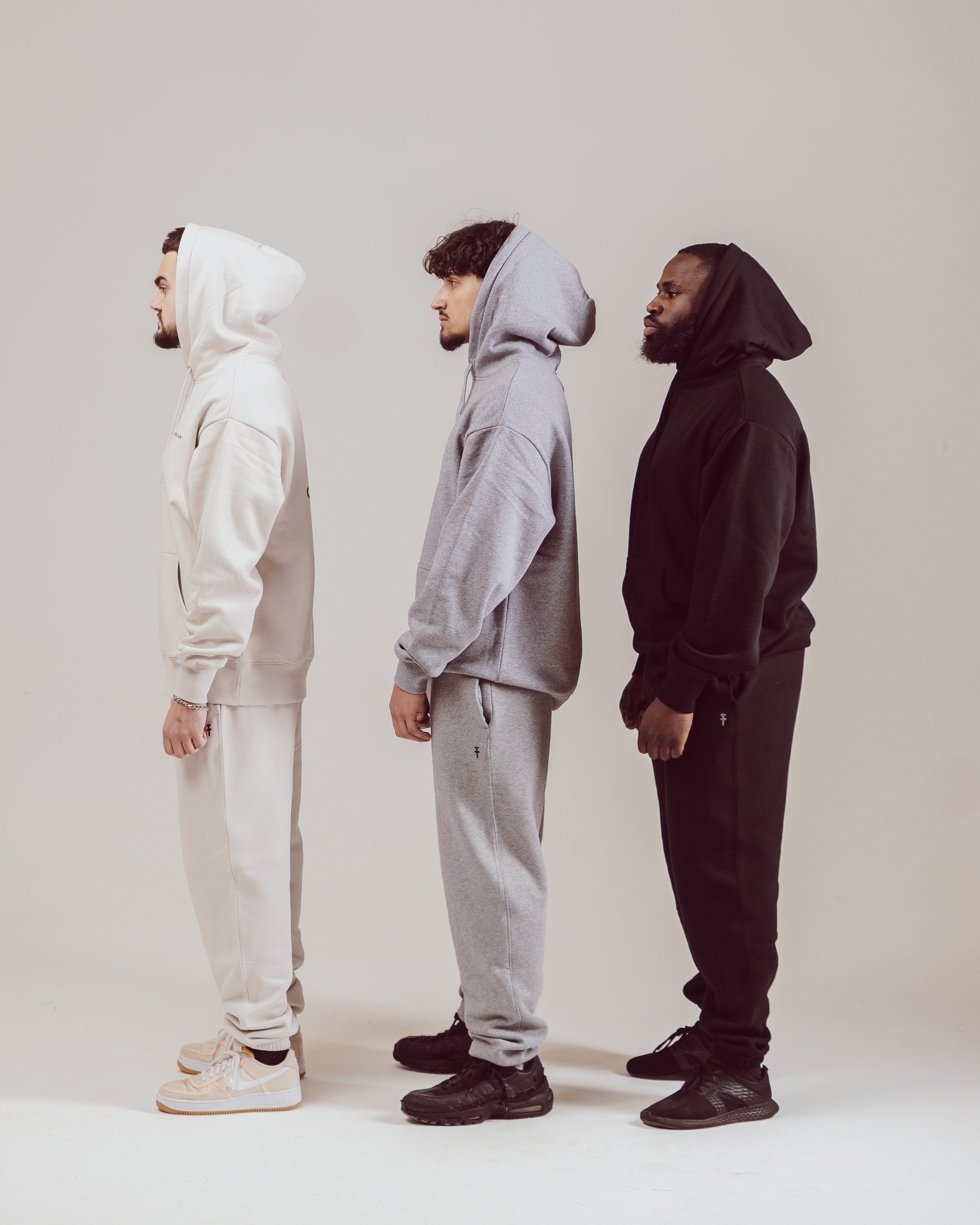 Clothed By Faith Joggers - Bone