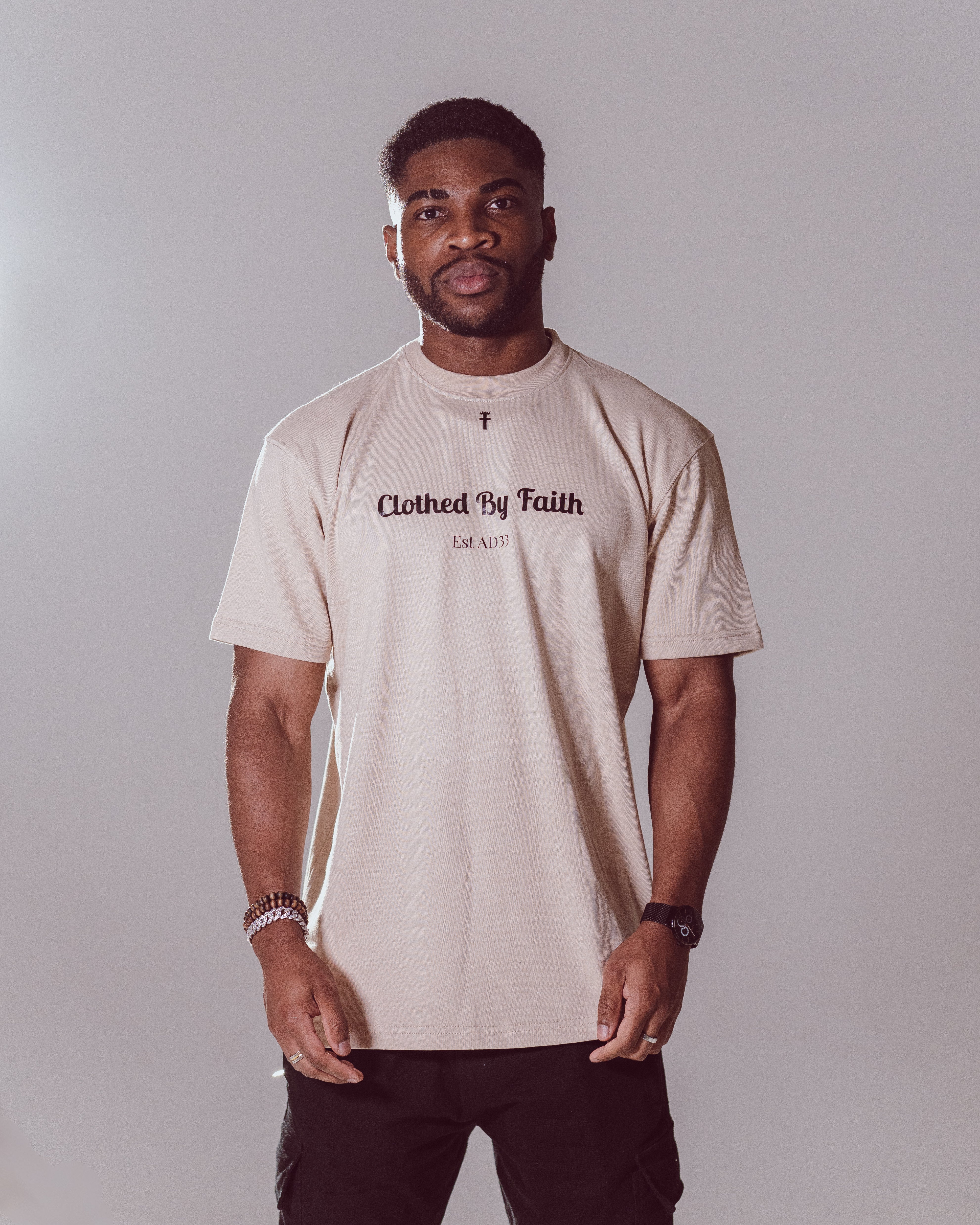 You Of Little Faith T-Shirt - Oat