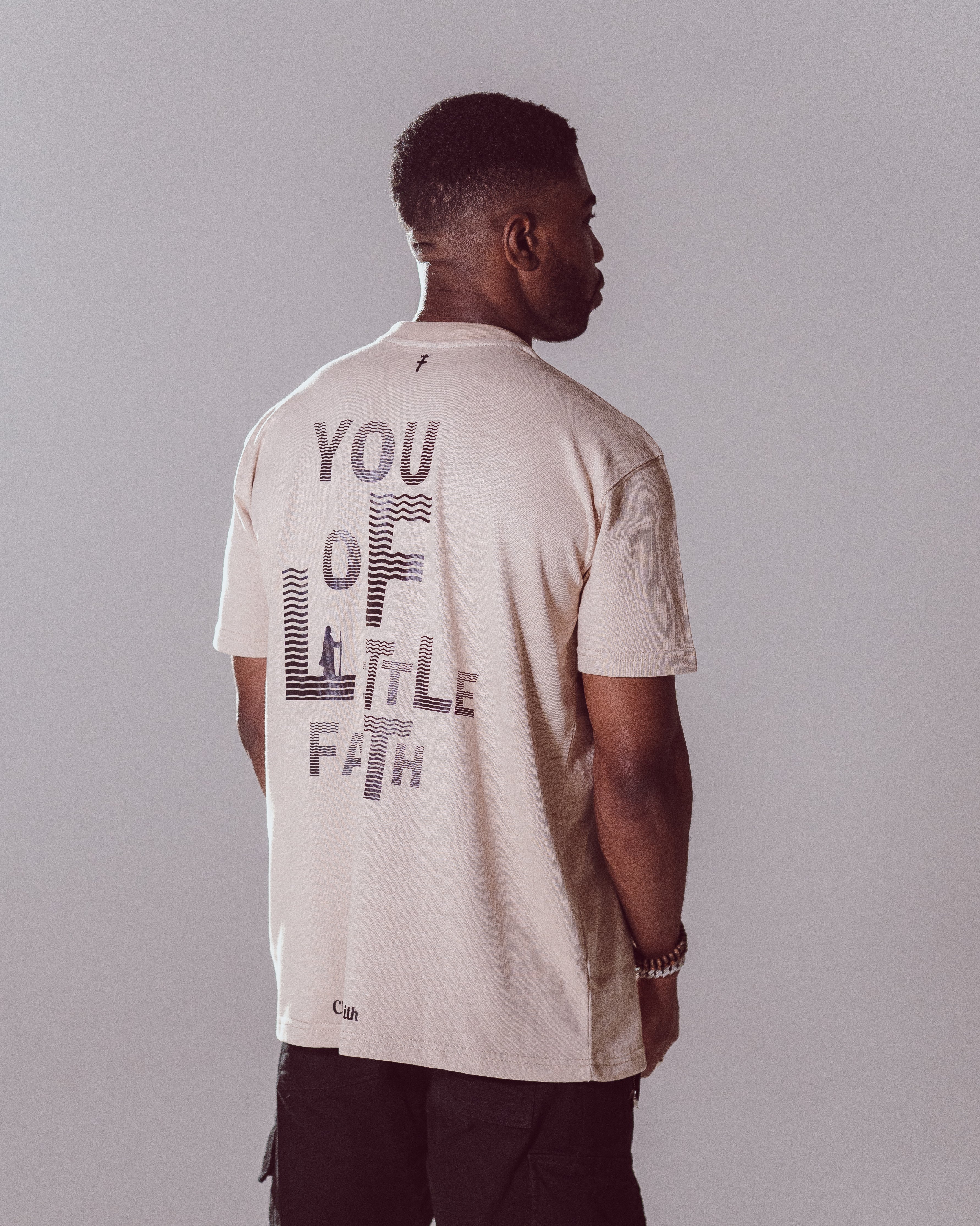 You Of Little Faith T-Shirt - Oat