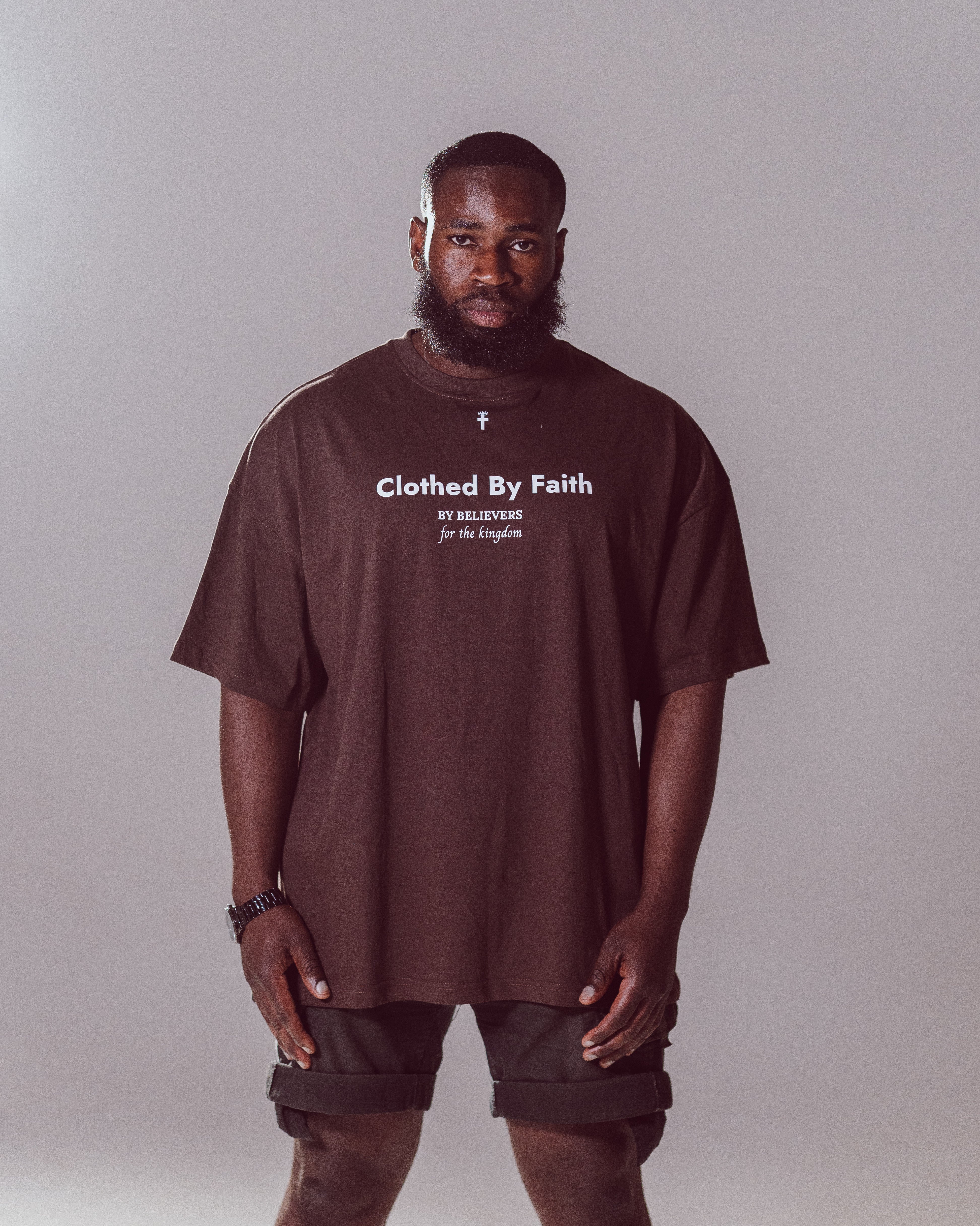 By Believers For The Kingdom T-Shirt - Chestnut