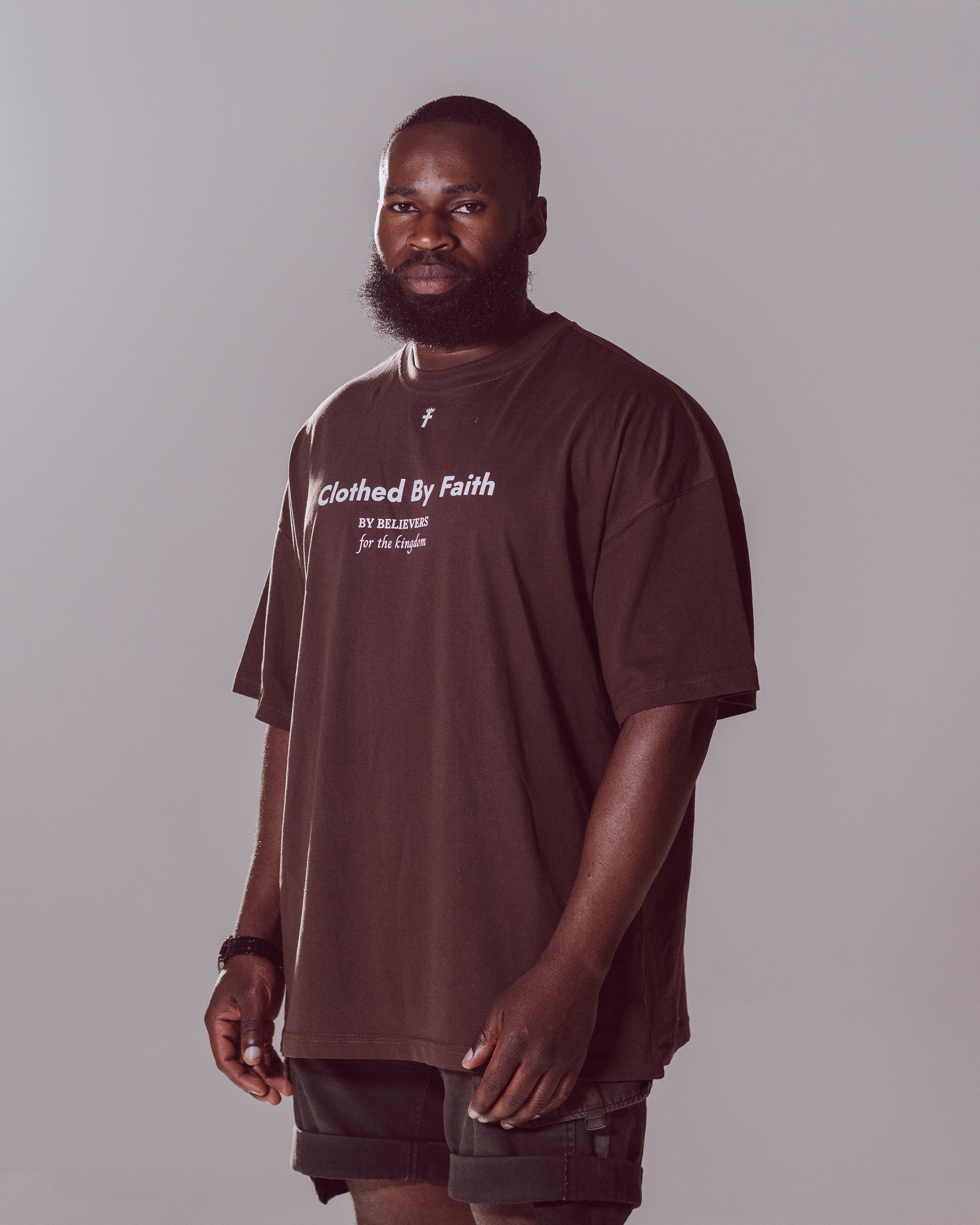 By Believers For The Kingdom T-Shirt - Chestnut
