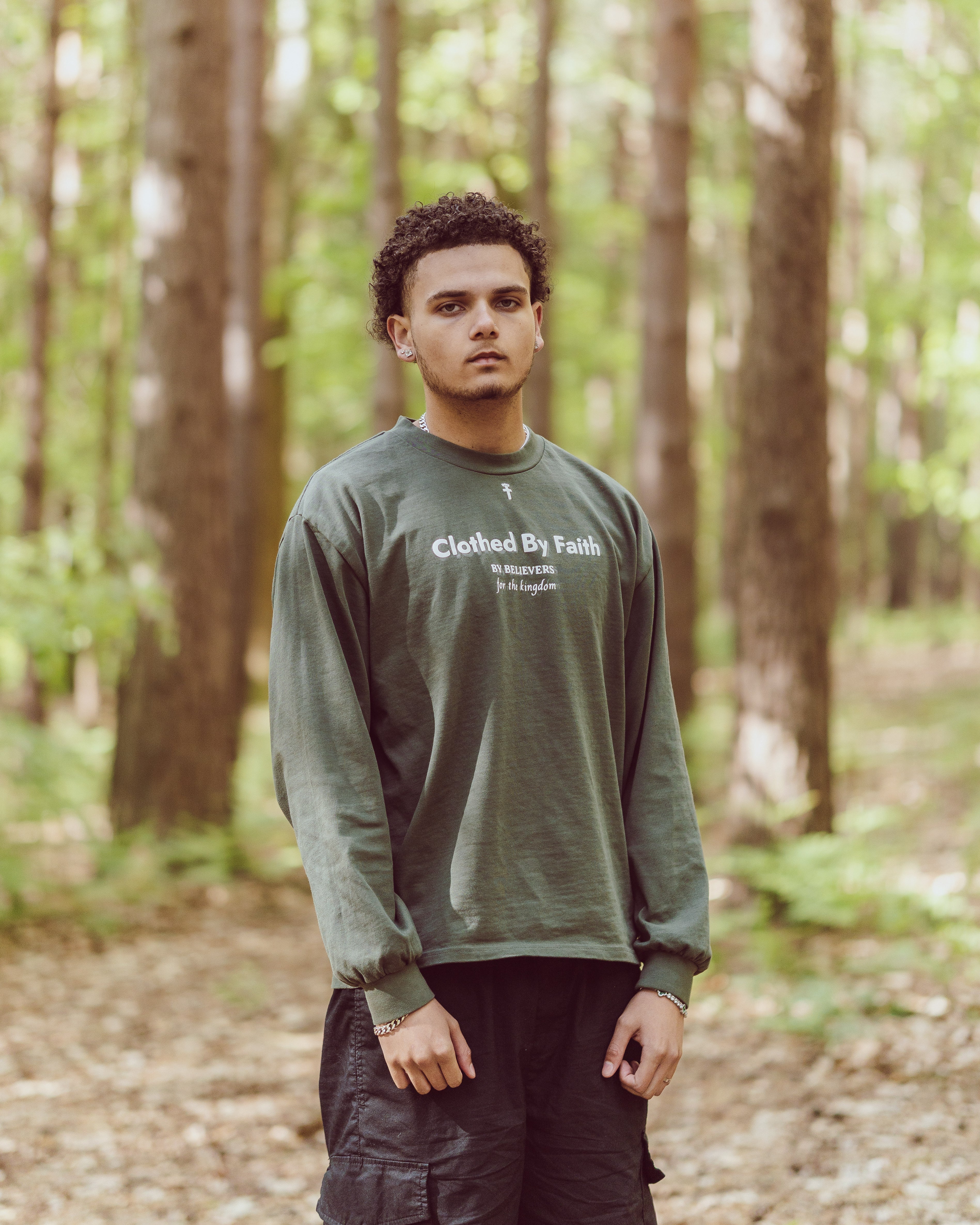 Holy Spirit Long Sleeve - Anointed Olive