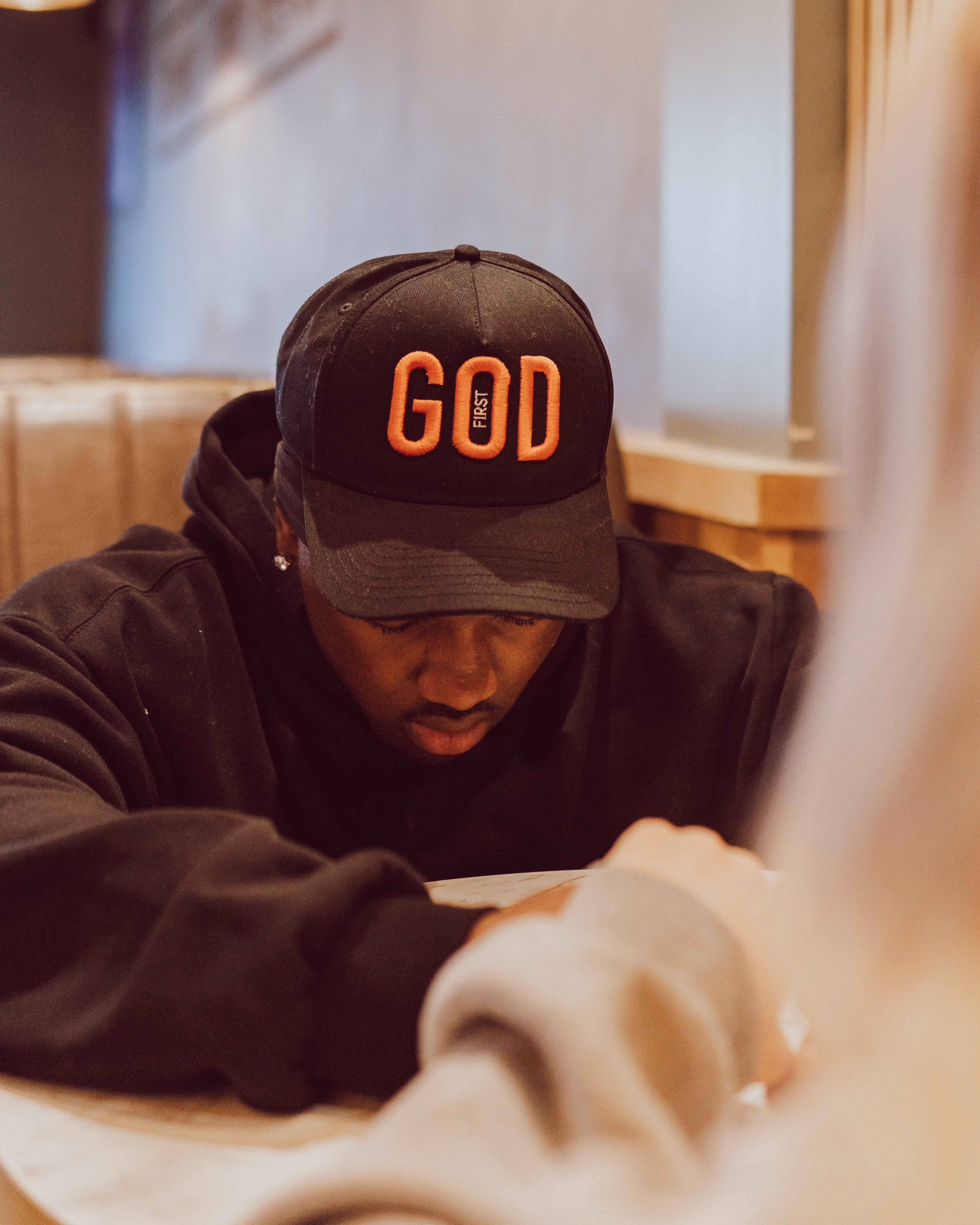 God First Cap - Black