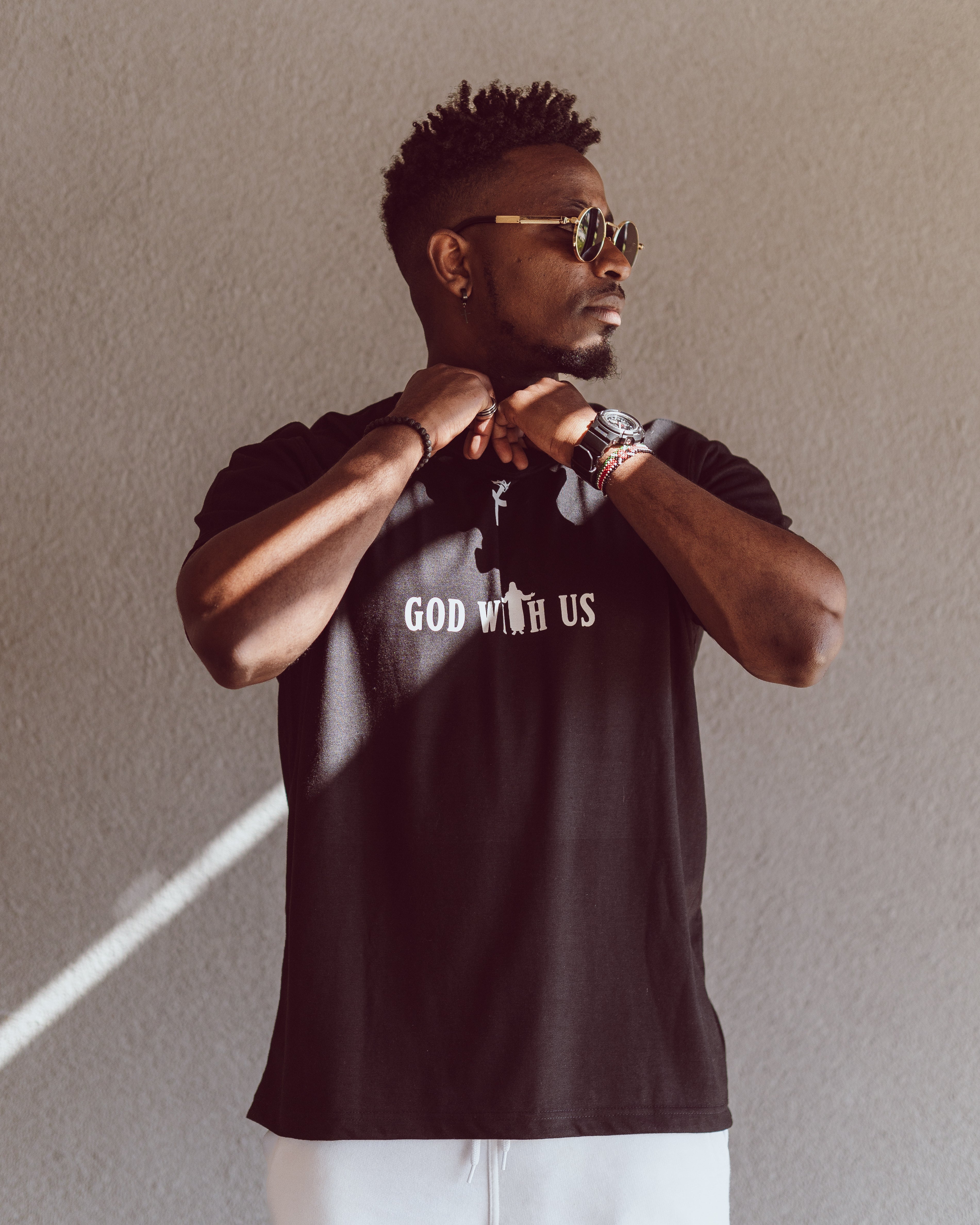 God With Us T-Shirt - Black