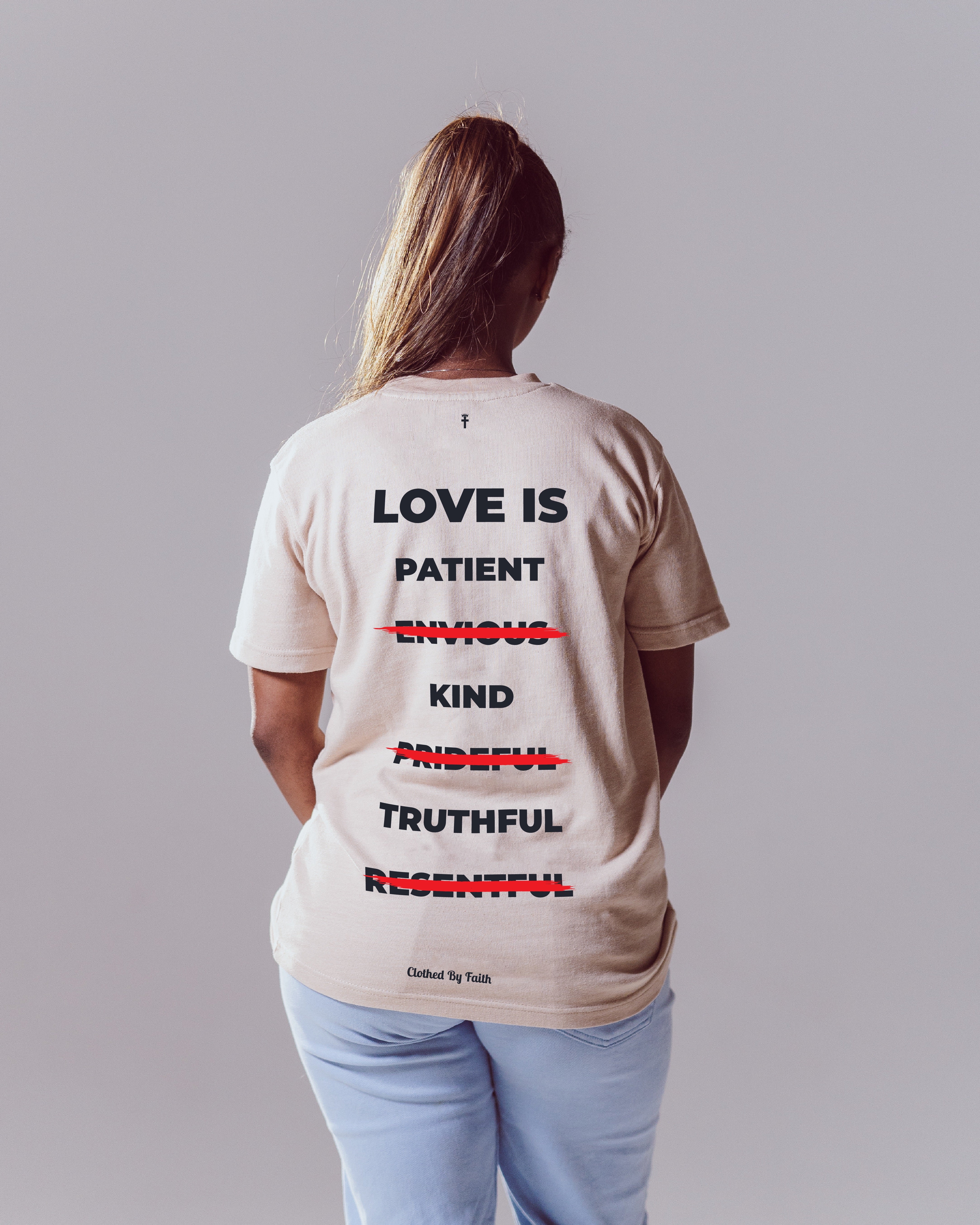 Love Is T-Shirt - Oat