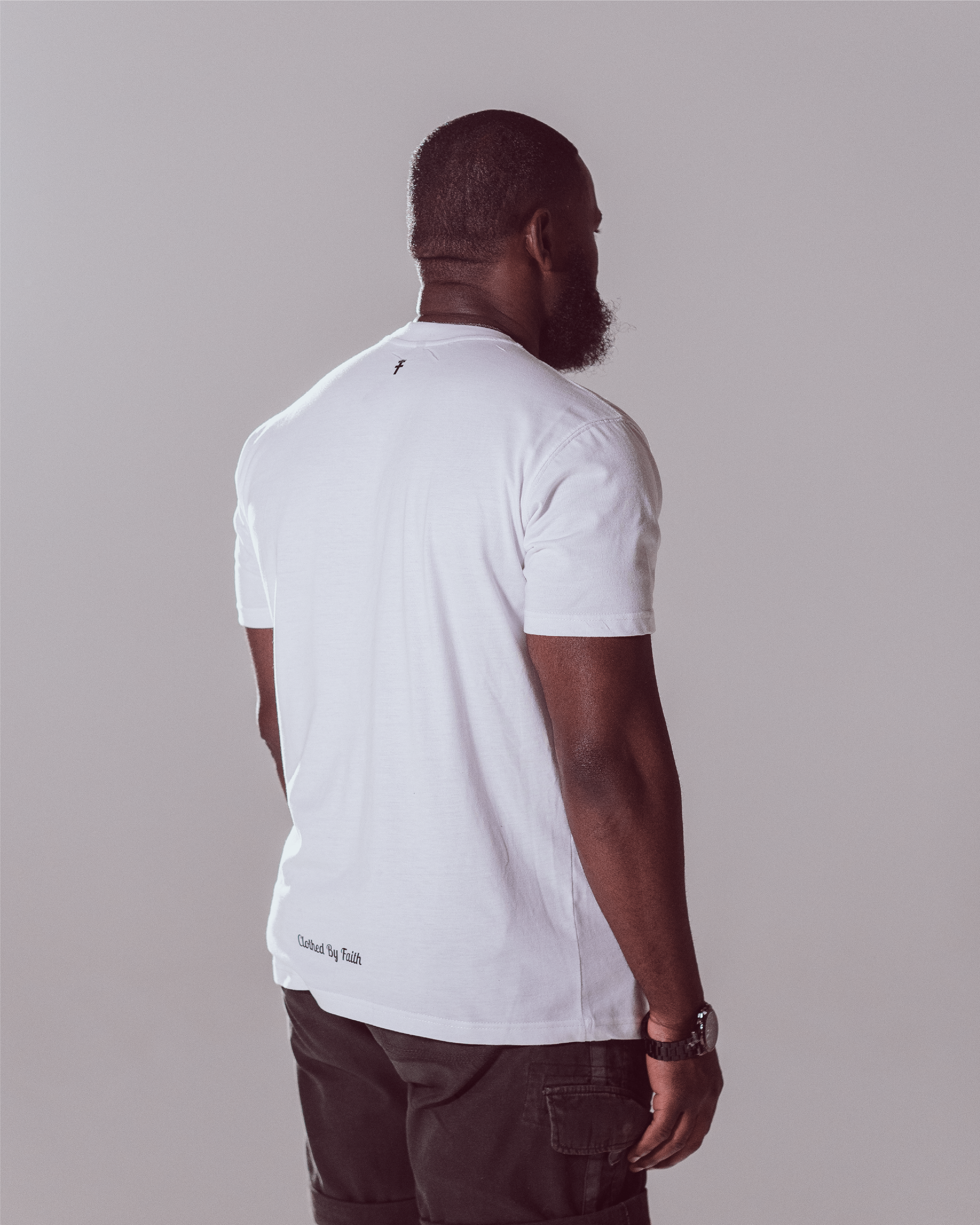Clothed By Faith T-Shirt - White
