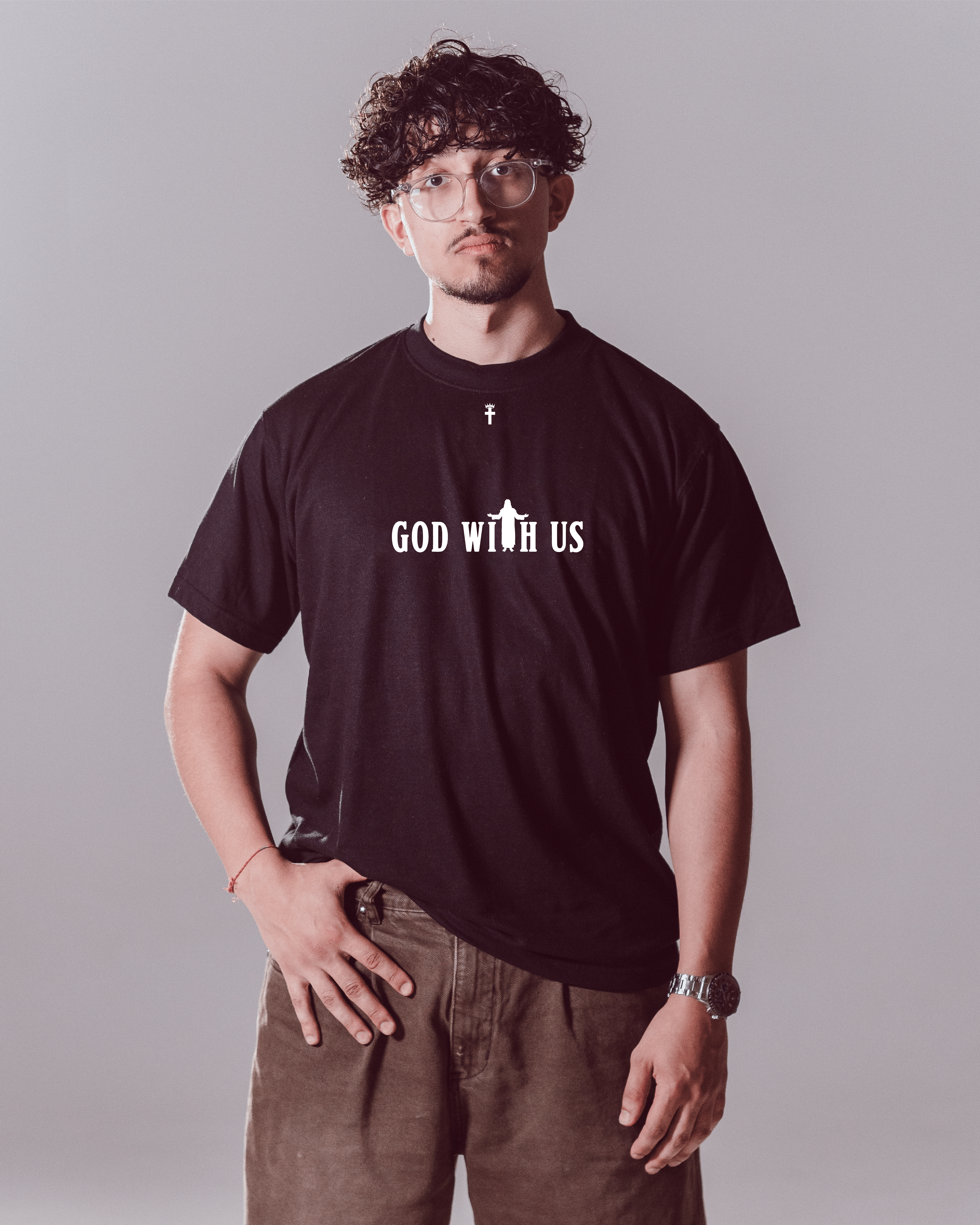 God With Us T-Shirt - Black