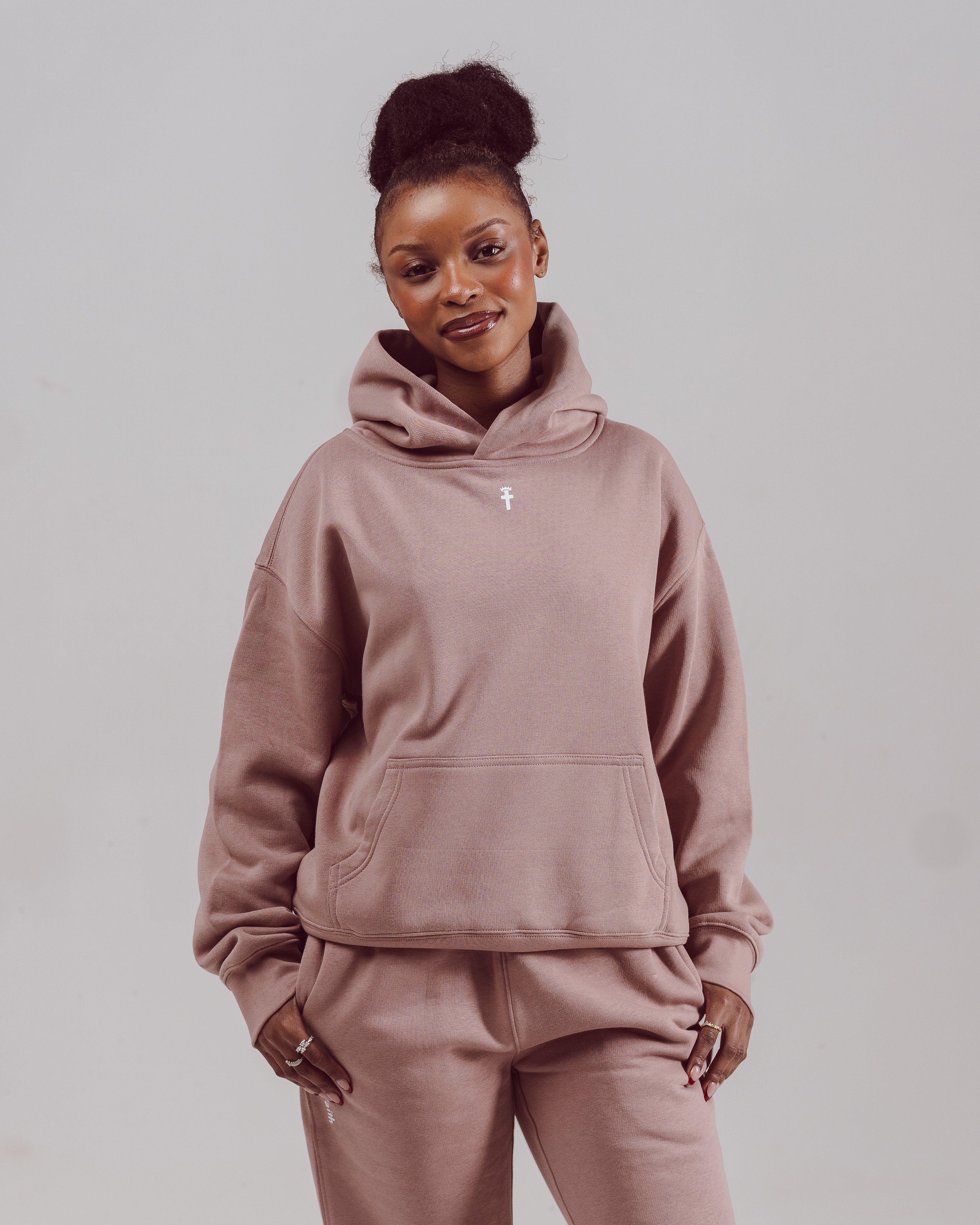 By Believers For The Kingdom Hoodie - Dusty Rose