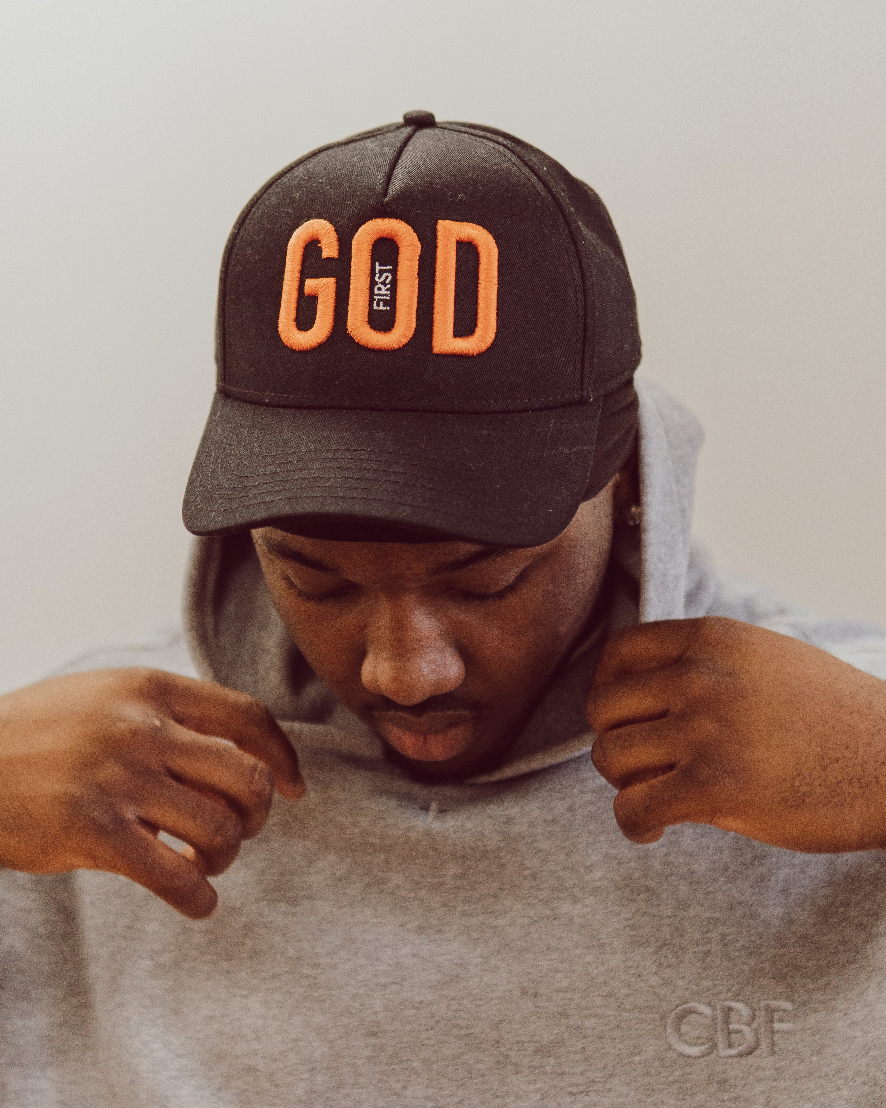 God First Cap - Black