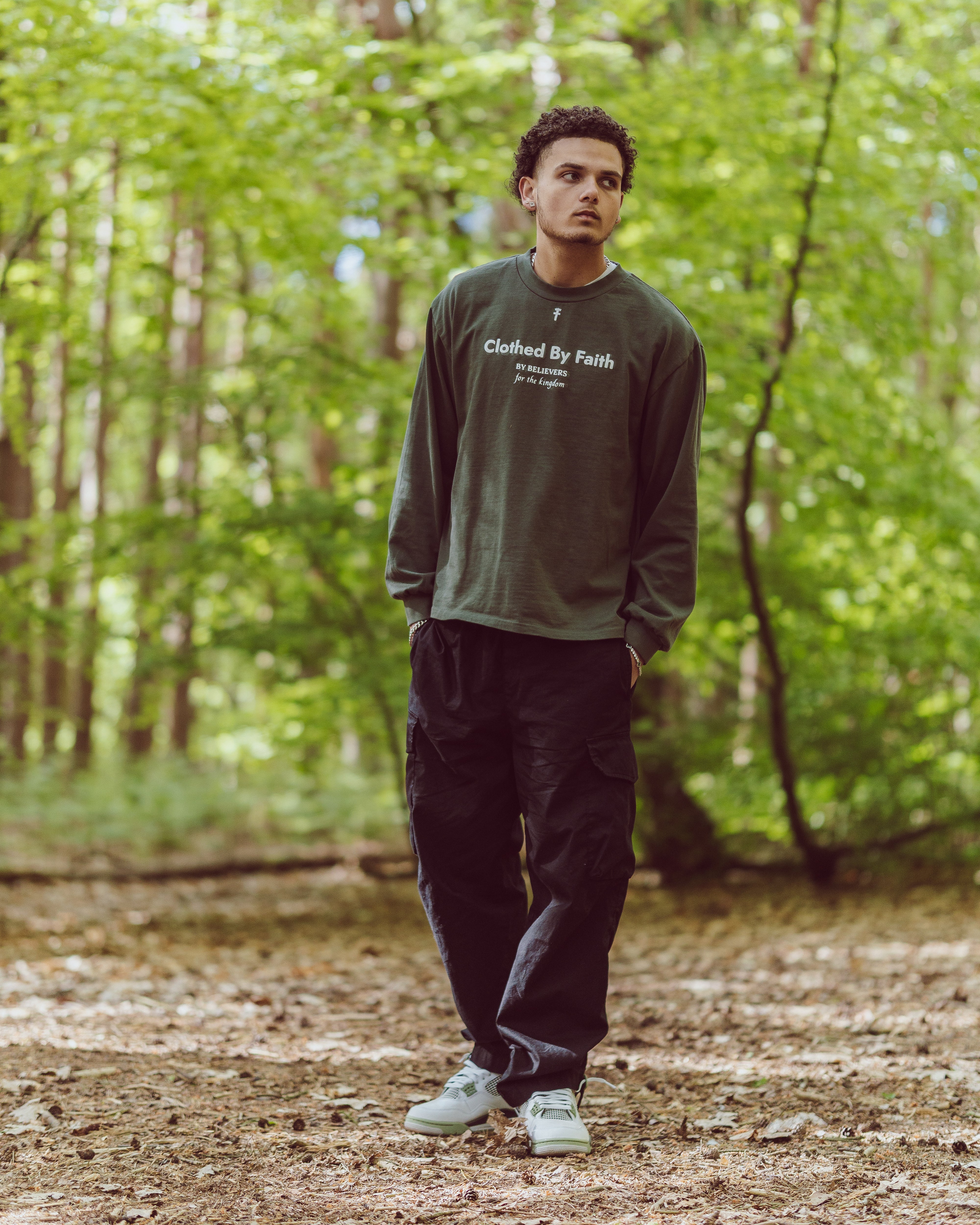 Holy Spirit Long Sleeve - Anointed Olive