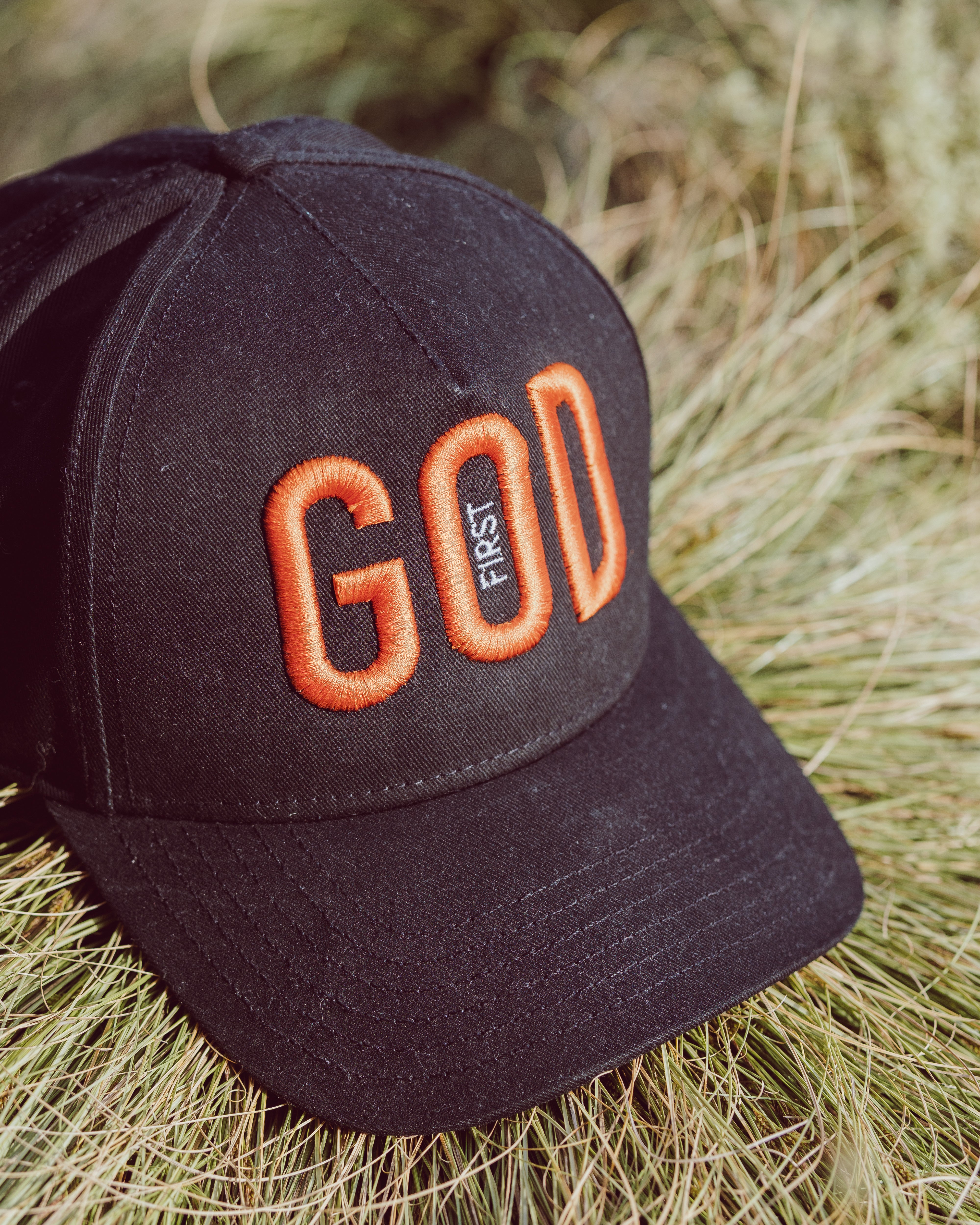 God First Cap - Black
