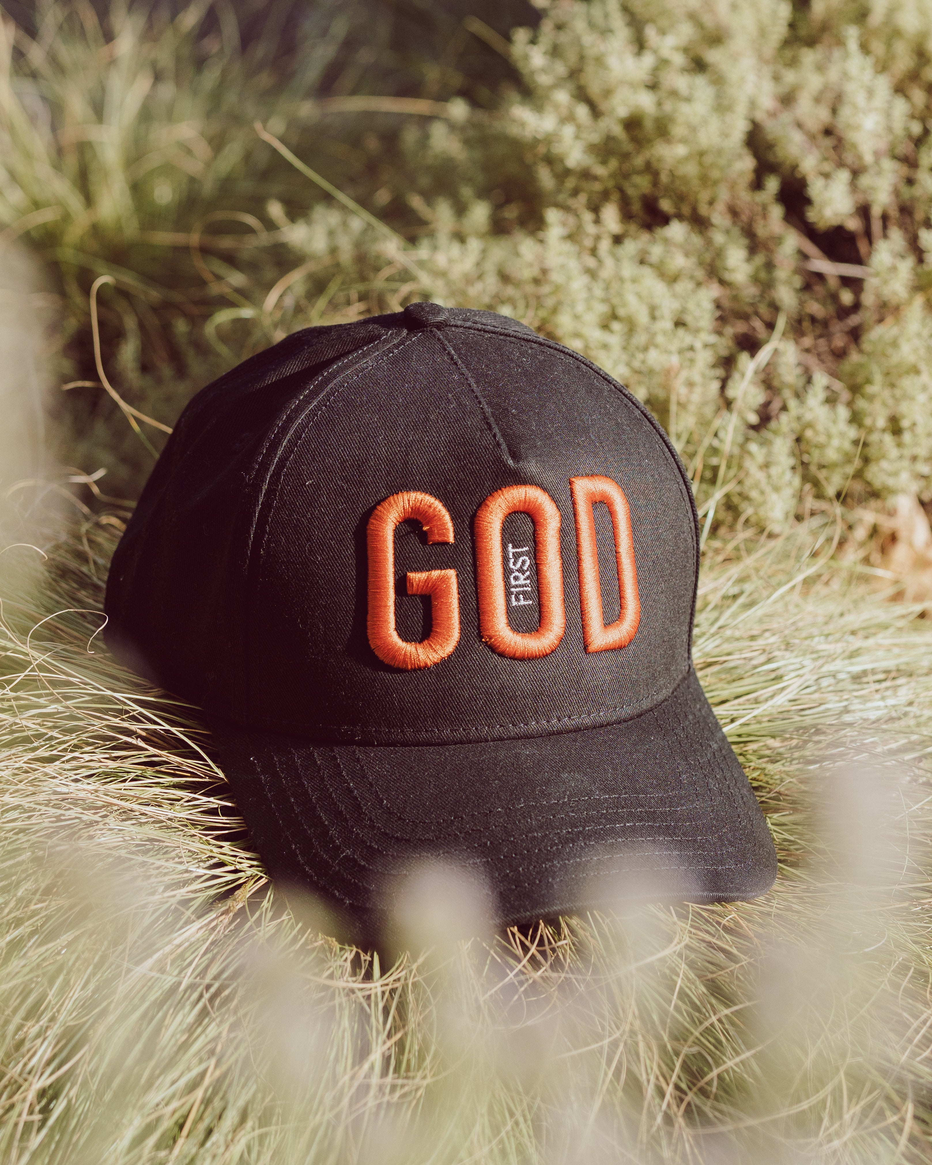 God First Cap - Black