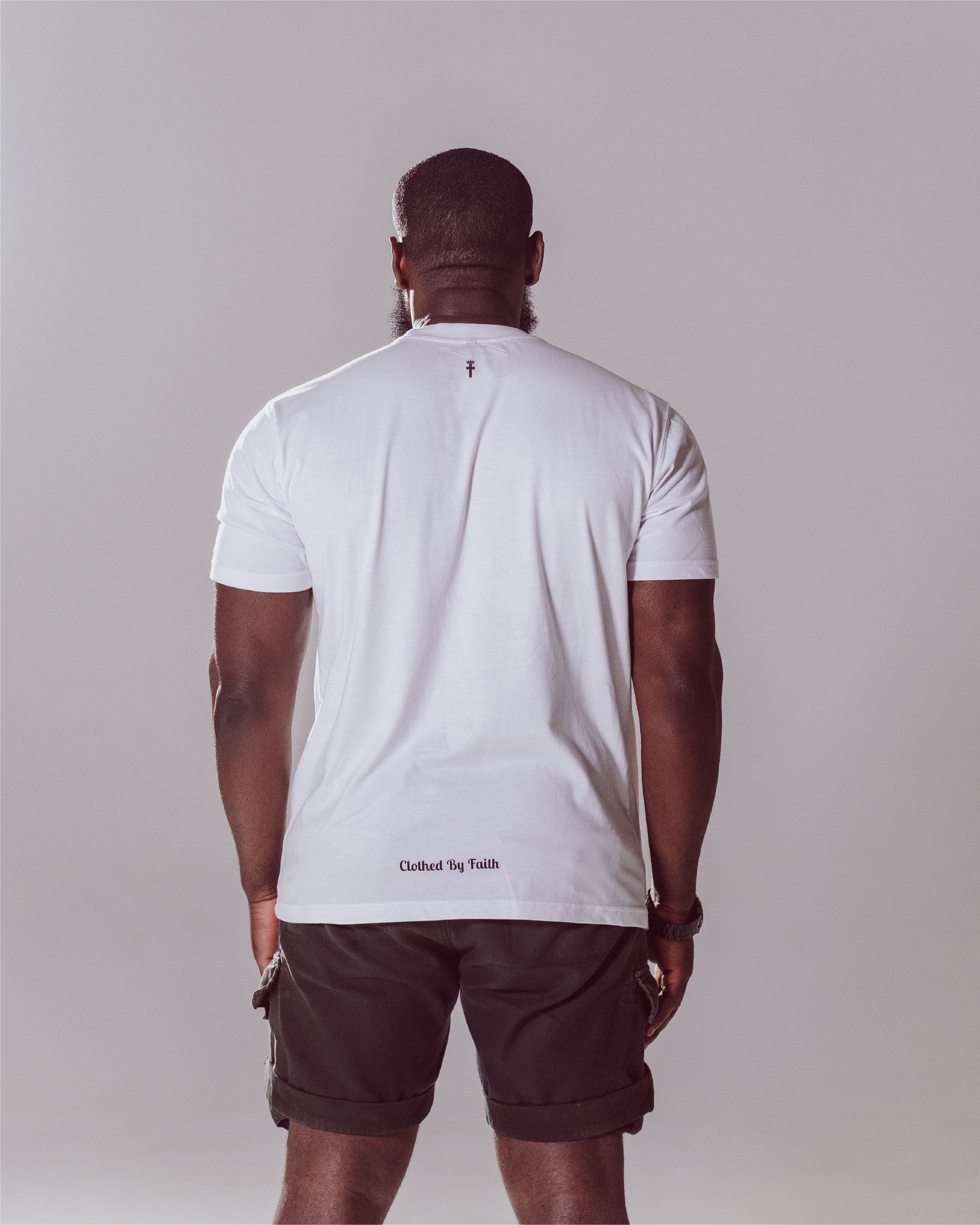 Clothed By Faith T-Shirt - White